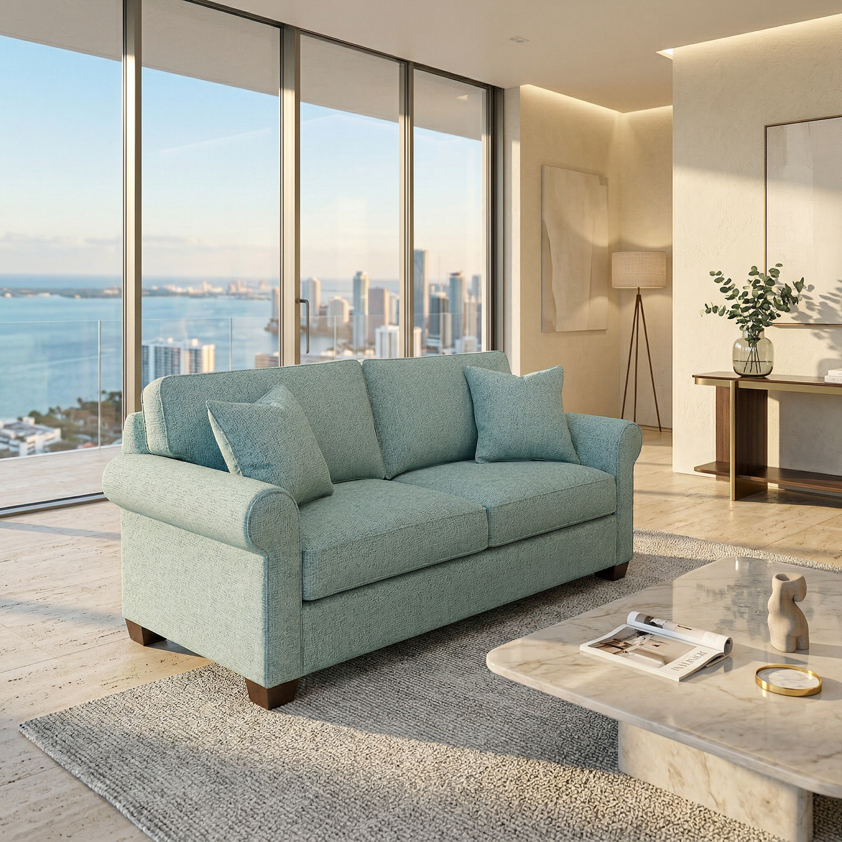Irlanda Sofa – Made in USA, Custom Fabric Options