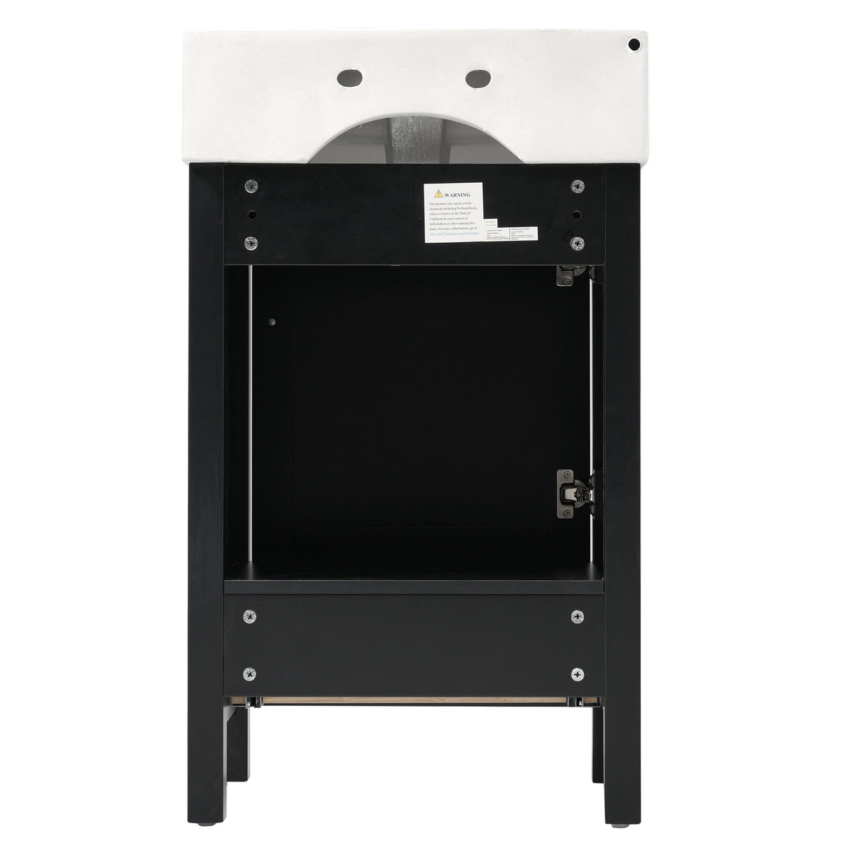 Bathroom Vanity With Sink, Frame And Drawer