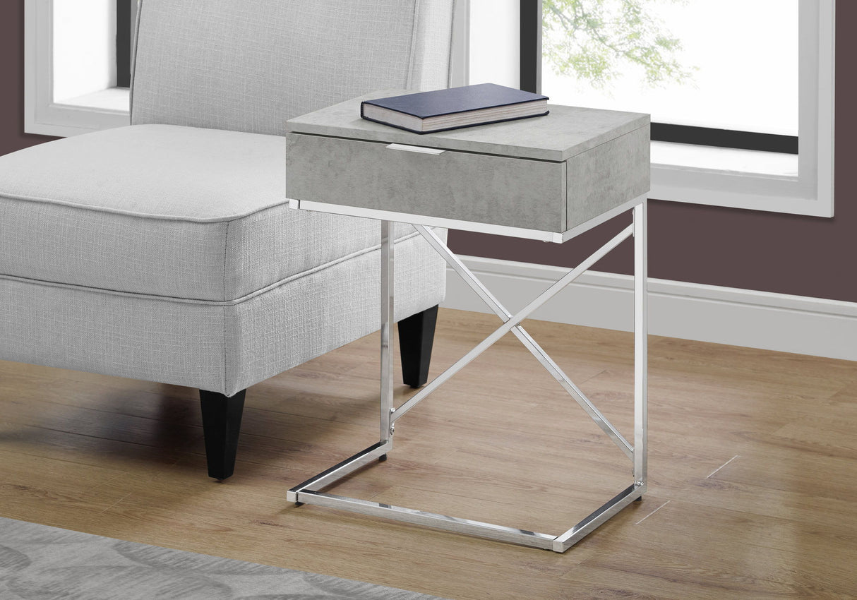 Accent Side Table, Storage Drawer, Spacious Tabletop, Contemporary & Modern - Best Buy Furniture