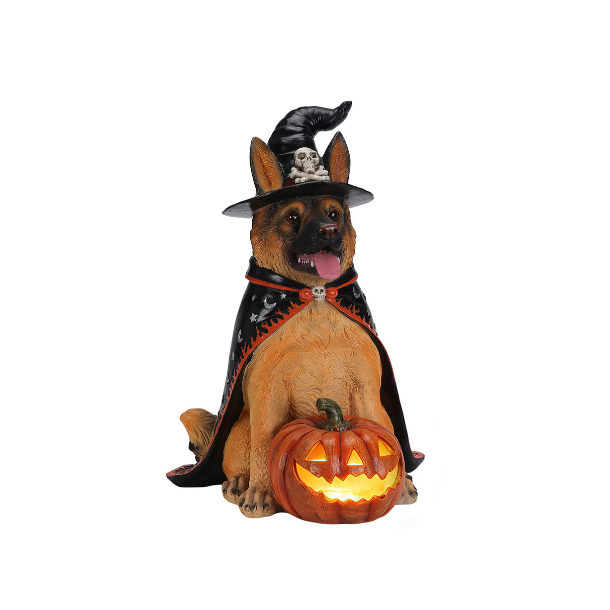 Halloween German Shepherd Dog Statue