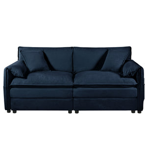 Modern Oversized Loveseat Sofa With Deep Seat And Diy Combination