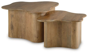 Abeford - Accent Cocktail Table (Set of 2) - Brown - Best Buy Furniture