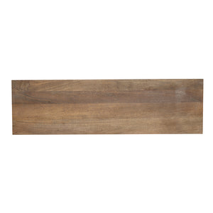 55x16x22.5" TV Cabinet With Recycled Wood 2 Door