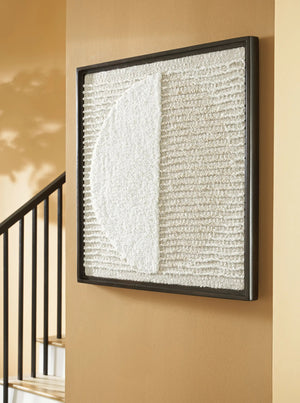Bachard - Wall Decor - Tan / White - Best Buy Furniture