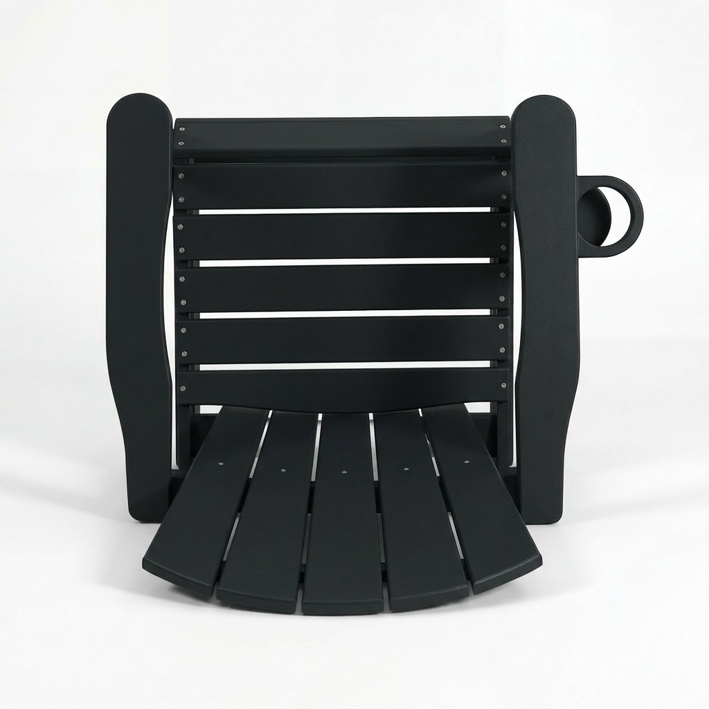 HDPE Bar Height Adirondack Chair with Cup Holder