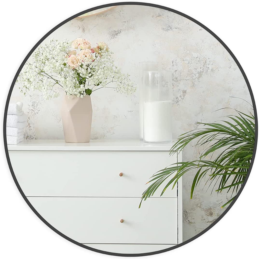 24 Inch Round Bathroom Mirror