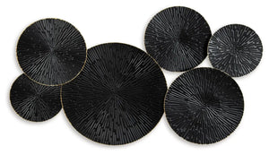 Rhetlen - Wall Decor - Black / Gold Finish - Best Buy Furniture