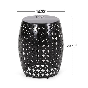 Modern Design, Metal End Table, Large