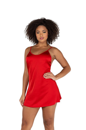 Victoria's Secret Women's Soft Satin Chemise in Black Size Medium