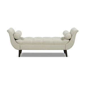 Alma Tufted Flared Arm Entryway Bench