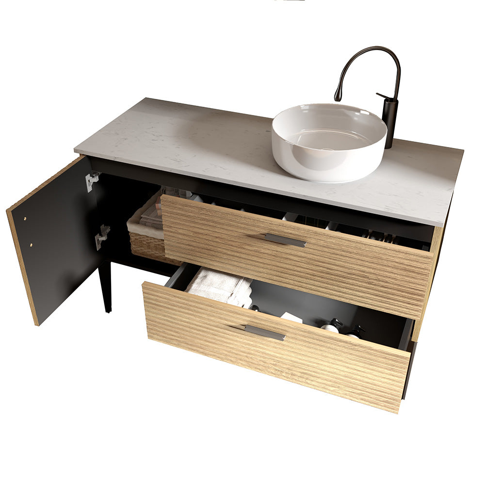 Emilia 48" Striped Bathroom Vanity