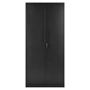 Metal Storage Cabinet, 68.9 in Lockable Steel Garage Cabinet