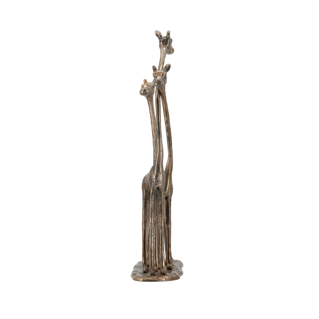 10x3.9x18.9" Giraffe Sculpture, Animal Statue Decor