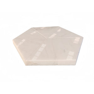 Hexagon Natural Marble Polished Tile For Wall And Floor (Set of 12)