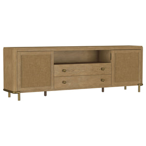Benson - 2 Door TV Stand With Dual Drawers