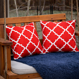 6 Pack Outdoor Pillow Covers - Water-Repellent Decorative Cushions