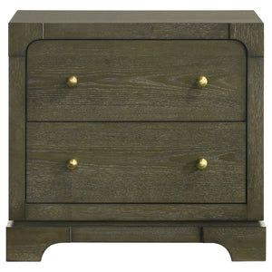 Sundance - 2 Drawer Nightstand - Dark Brown