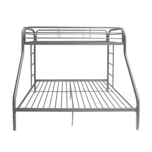 Tritan - Twin / Full Bunk Bed - Silver