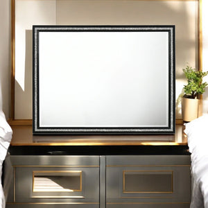 Haiden - Weathered Mirror - Black - Best Buy Furniture