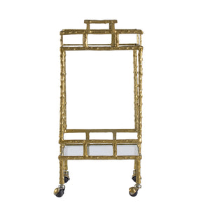 Antique Twig Bar Cart - 23.5x13.5x30"