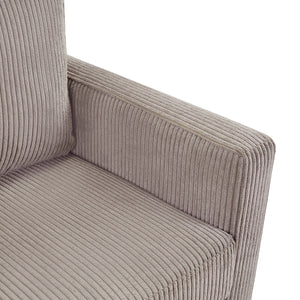 Sleeper Sofa With Foldable Mattress, USB Ports, Side Table & Storage Pocket
