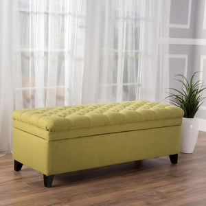 Juliana - Storage Ottoman With Birch Legs - Best Buy Furniture