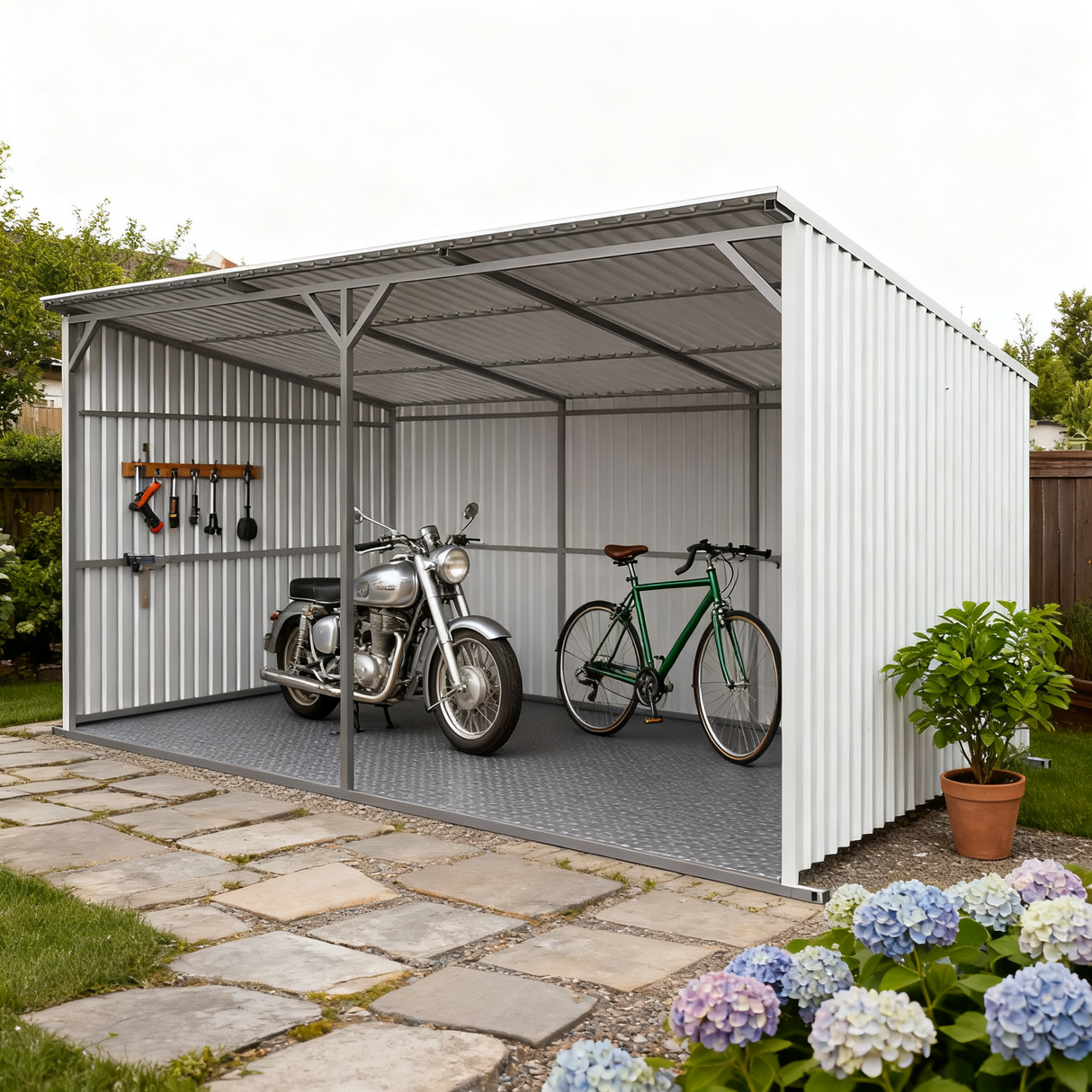 20Ft x 12Ft Livestock Metal Shed – Heavy-Duty Steel Shelter