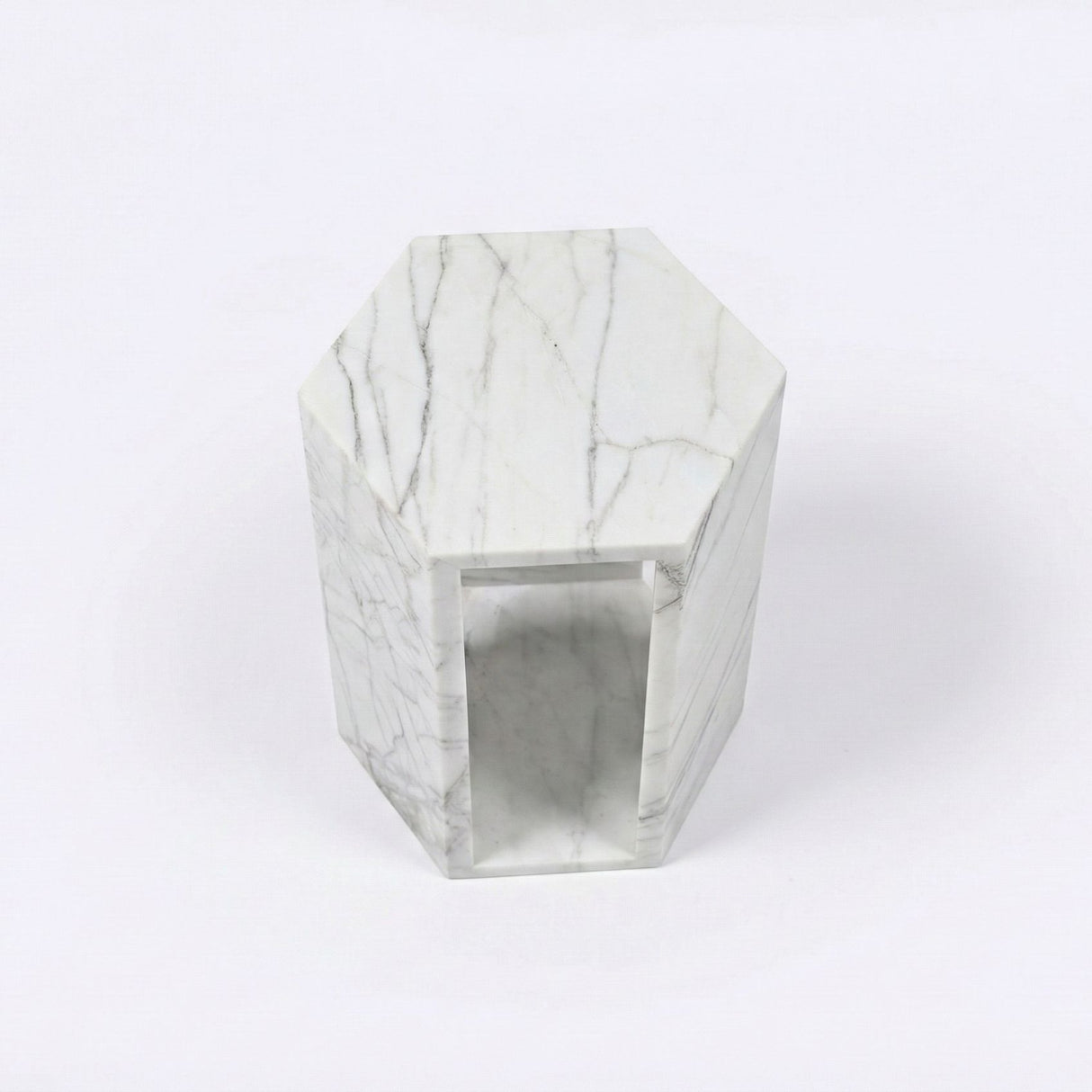 Modern Minimalist Hexagon Side Table