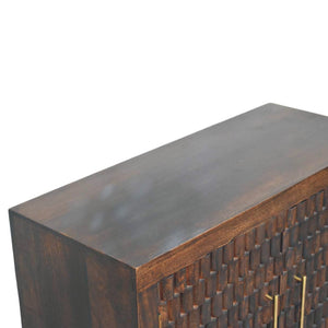 Solid Wood Vesta Textured Sideboard