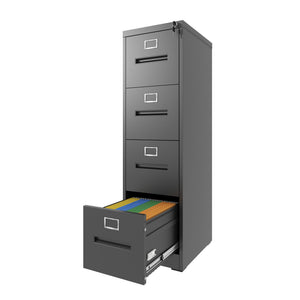 Premium Drawer File Cabinet With Lock, Metal Vertical Design, A4 Legal / Letter Size