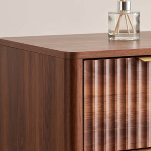 Tall 5-Drawer Dresser, Mid-Century Modern, Walnut