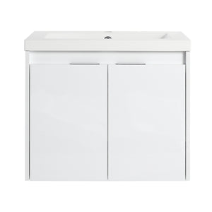 24" Bathroom Vanity With Resin Sink