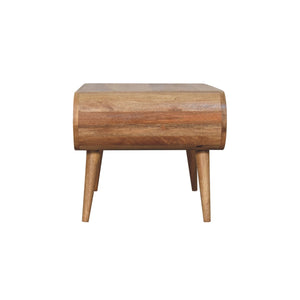 Solid Wood Open Oak-ish Coffee Table, Nordic Legs