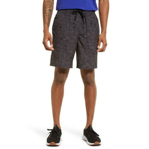 Zella Bluffs Women's Board Shorts - Blue Weather Tiled Elm Print (XS)