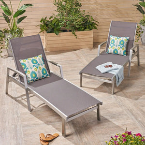Oxton - Chaise Lounge Stylish Outdoor Seating - Best Buy Furniture