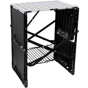 Folding Camping Kitchen Table - Portable Outdoor Cooking Station