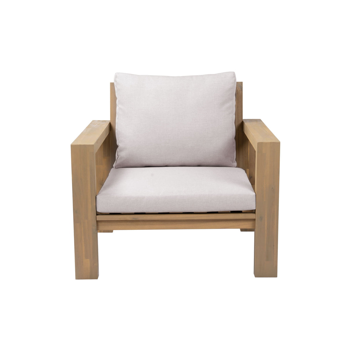 Stylish Outdoor Chair Set With Cushions For Garden (Set of 2)