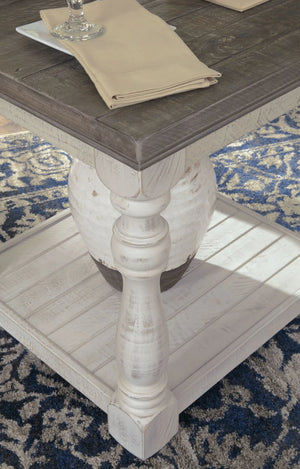 Havalance - Rectangular End Table - Gray / White - Best Buy Furniture