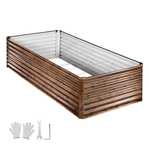 Galvanized Raised Garden Bed, 8 x 4 x 2 ft