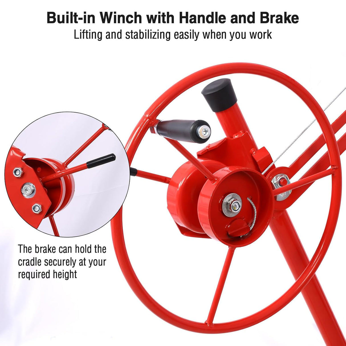 Drywall Lift 11FT - Heavy Duty Sheetrock Hoist