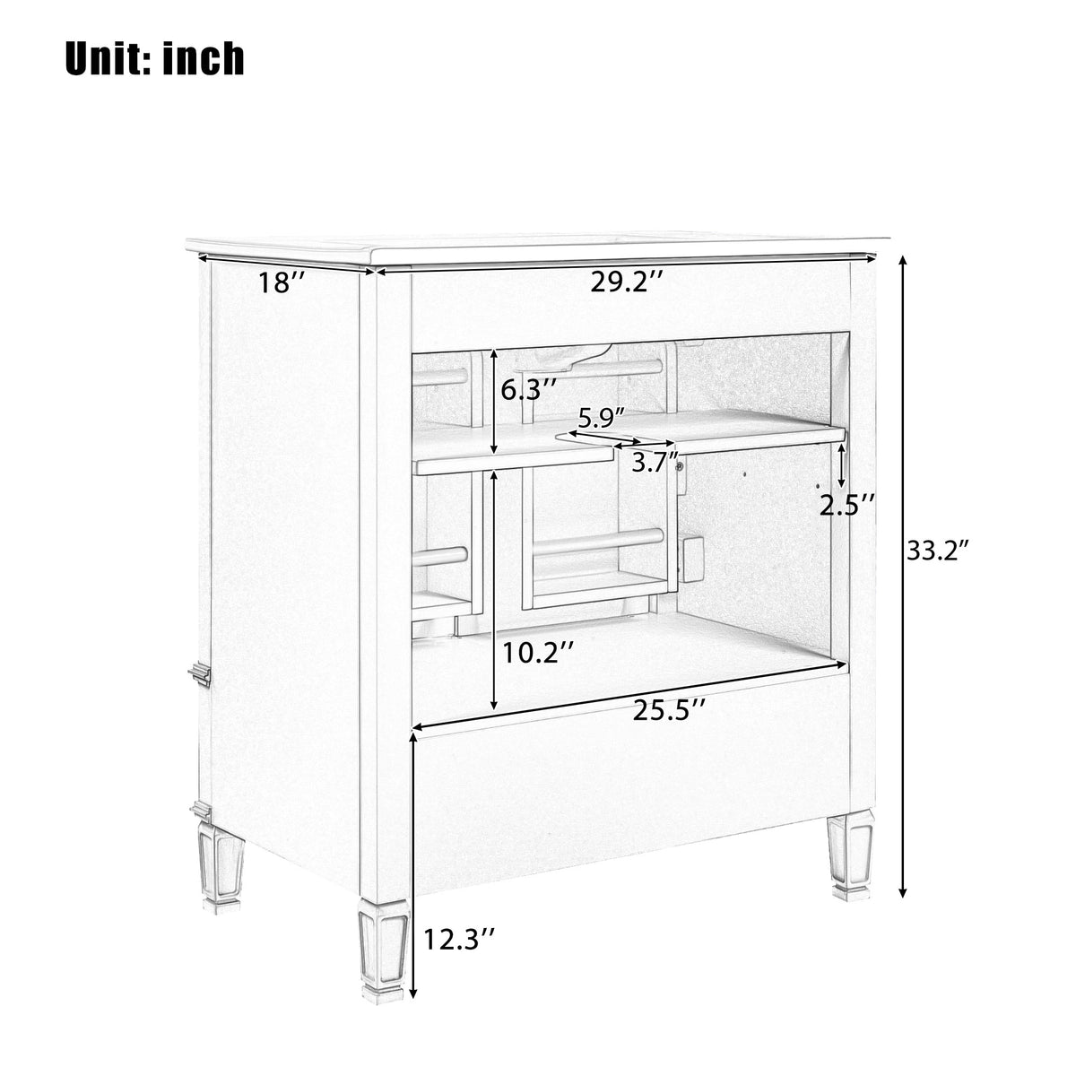 30" Bathroom Vanity with Sink