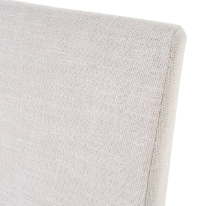 Contemporary Dining Chair SetWith Upholstered Fabric