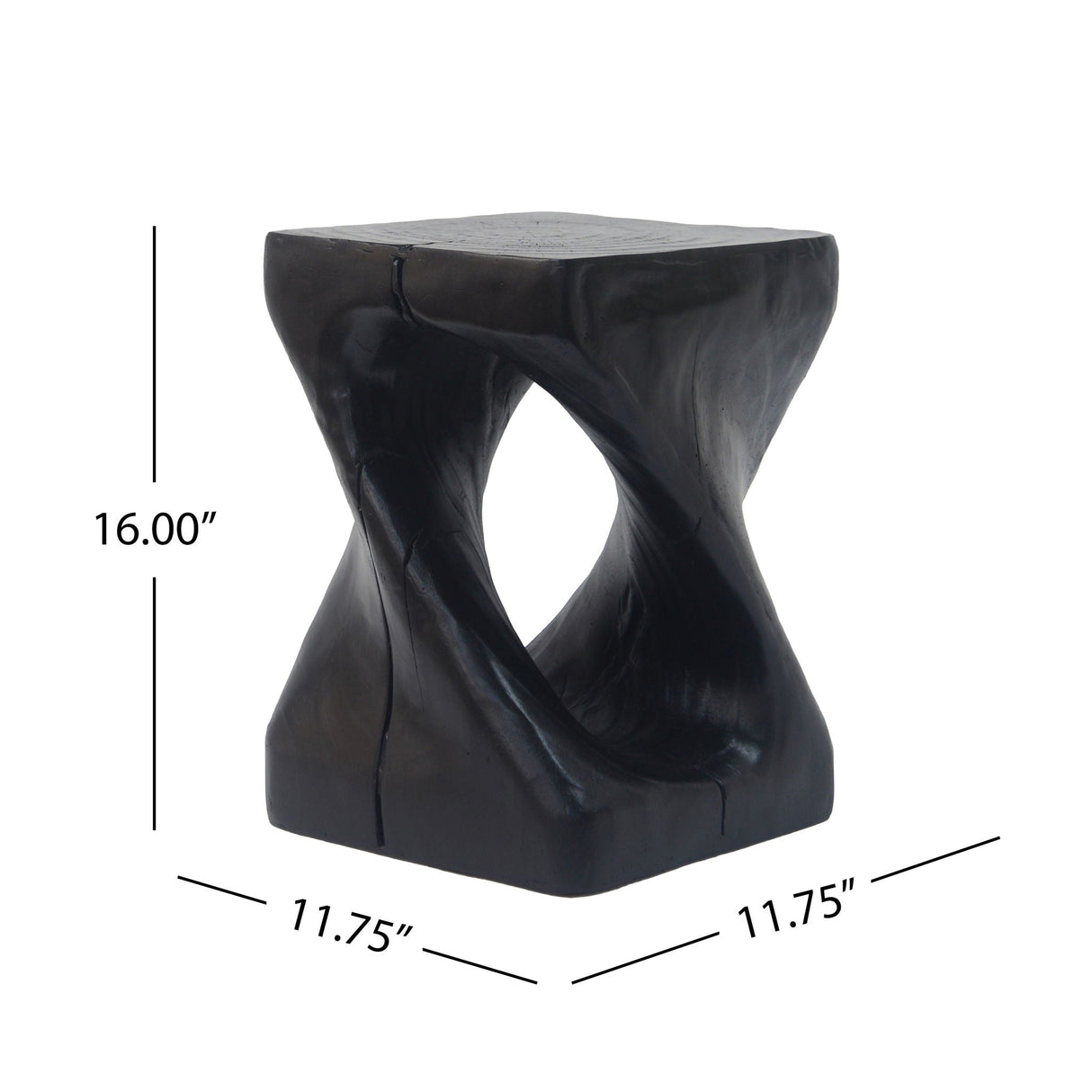 Twist Shape Side Table - Best Buy Furniture