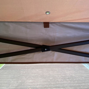 Outdoor Pop Up Gazebo Canopy With 2 Tier Soft Top And Removable Zipper Netting