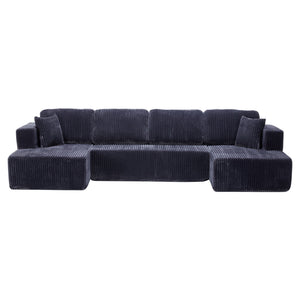 U-Shape Modular Sectional Sofa For Living Room