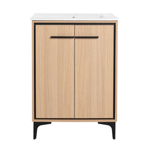 Modern Bathroom Vanity Base With Basin And Storage Cabinet