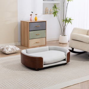 Scandinavian Style Elevated Dog Bed Pet Sofa
