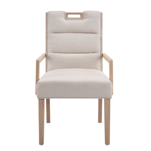 Upholstered Dining Chairs with Armrests