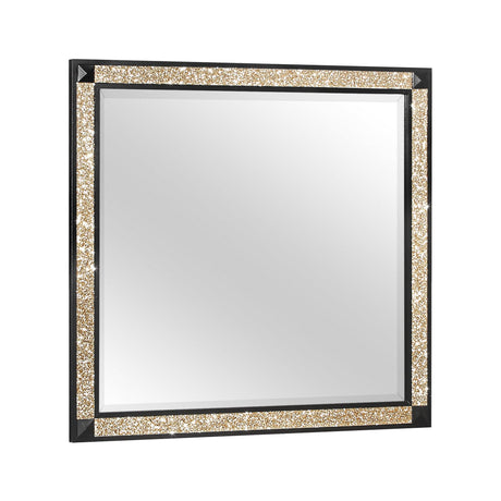 Lively - Bedroom Set With Glitter Detail And Padded Headboard