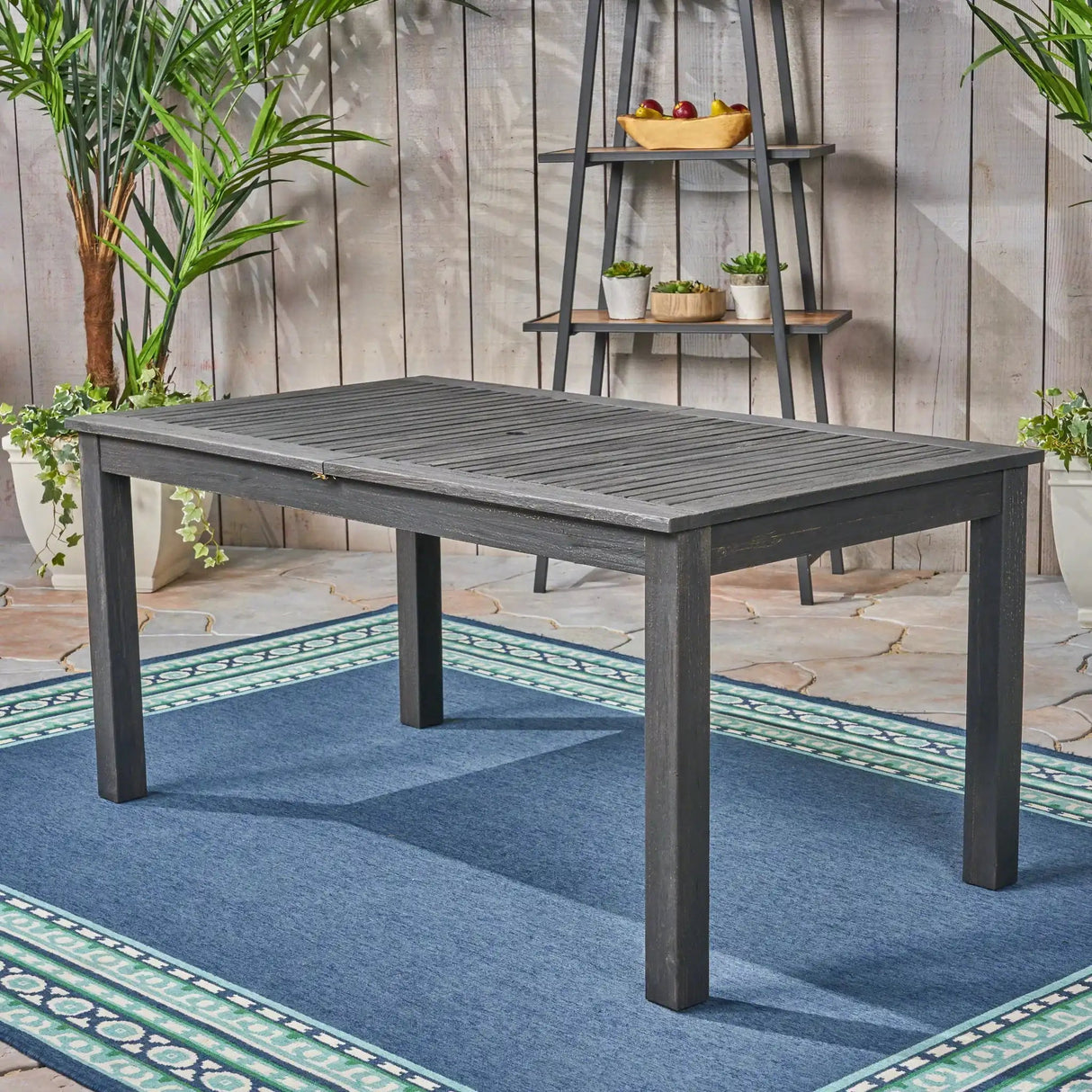 Outdoor Expandable Dining Table With Square Legs - Best Buy Furniture